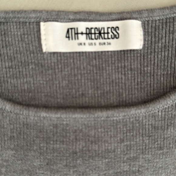 4TH RECKLESS KNIT BODYSUIT 🩶🩶NEW NO TAG - Picture 3 of 5